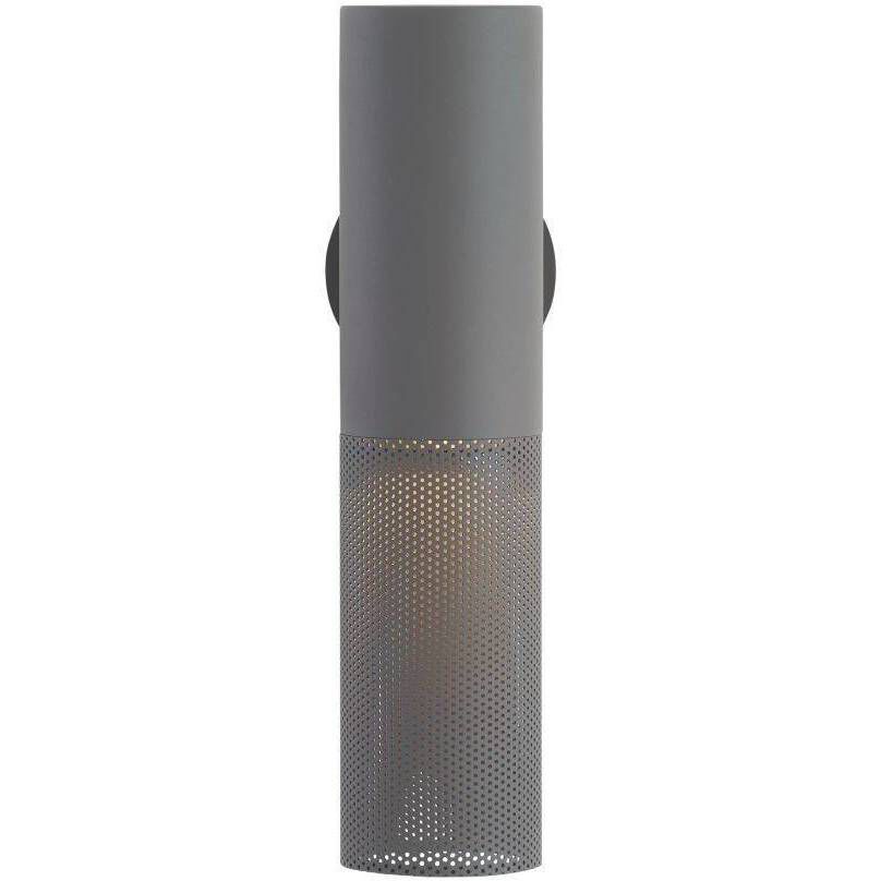 Punch 1 Light 18 inch Marine Grade Aged Graphite Outdoor Sconce, Small