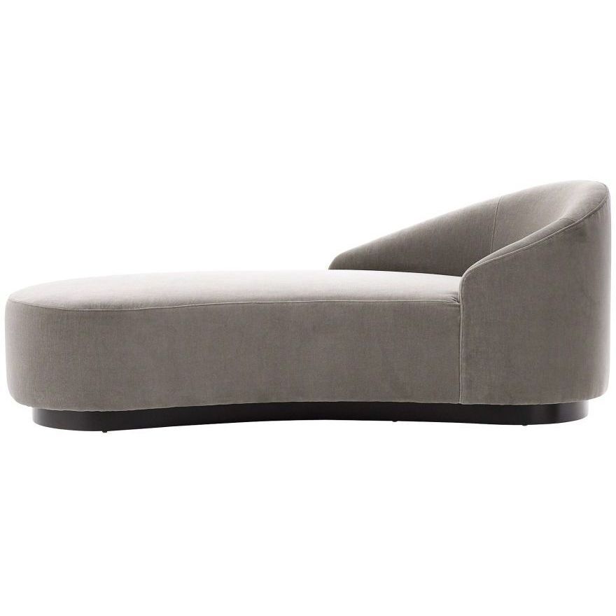 Turner Sharkskin Chaise, Right Arm