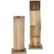 Vesely 2 inch Antique Brass Candleholders, Set of 2
