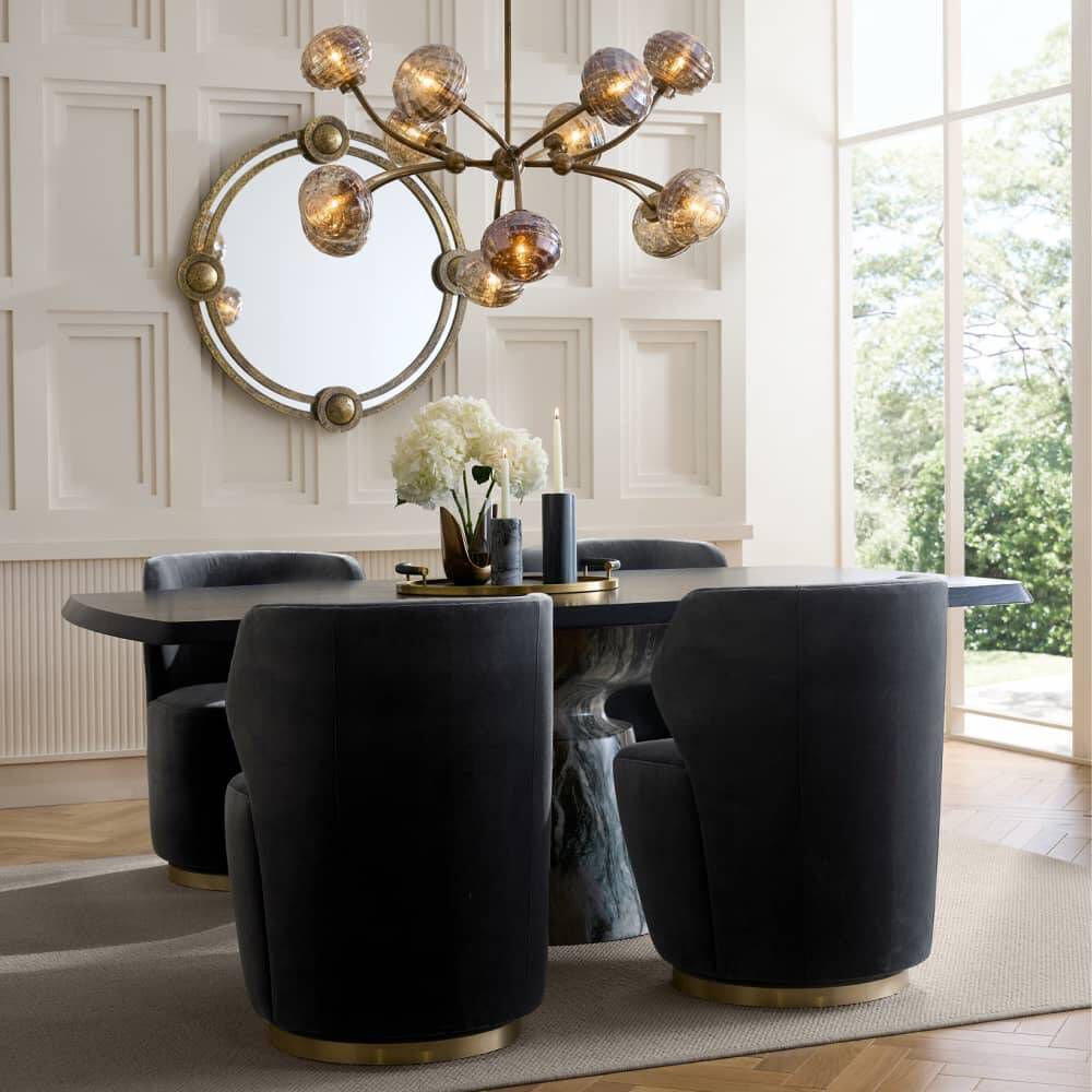 Merrick 12 Light 39 inch Vintage Brass Chandelier Ceiling Light