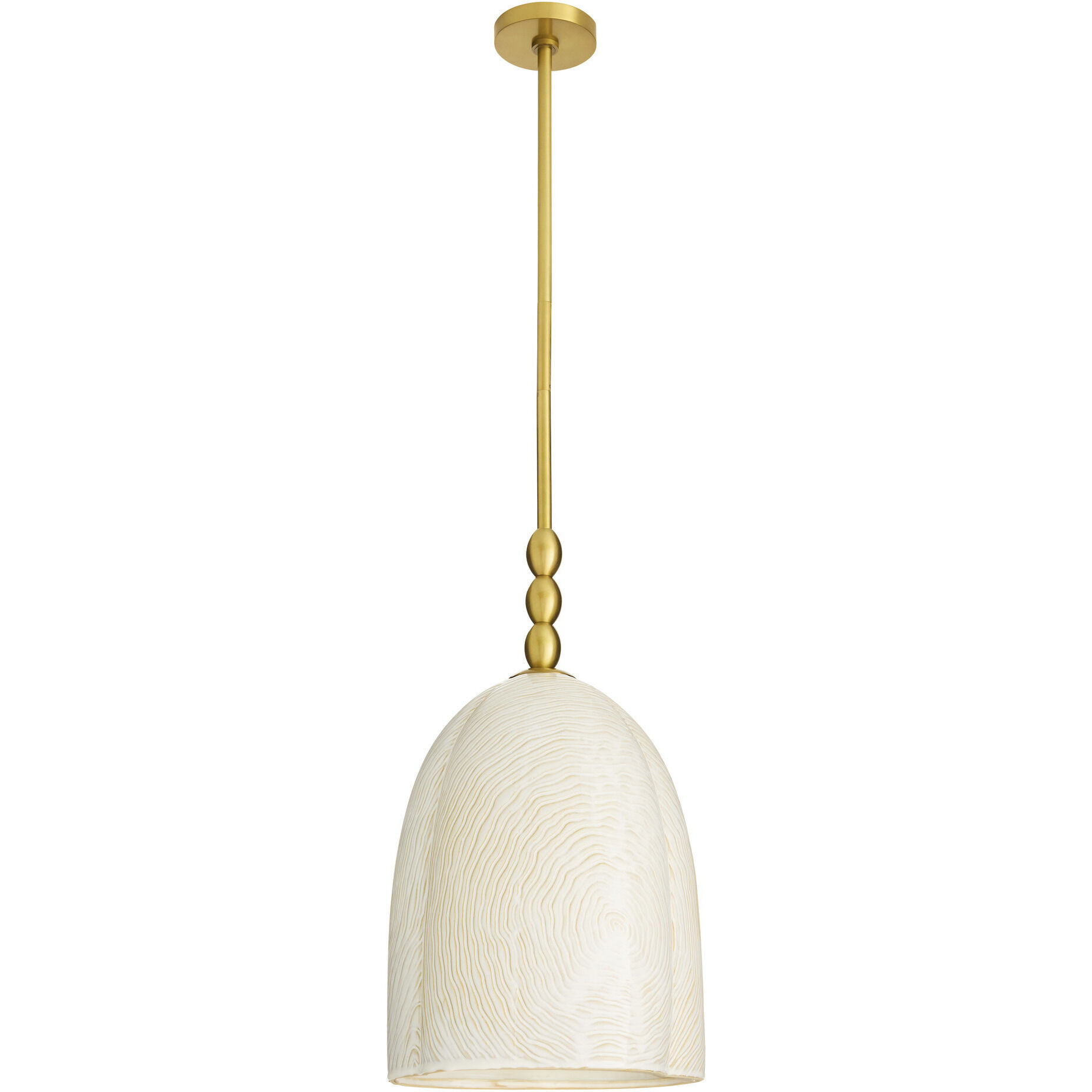 Lyla 1 Light 12 inch Antique Brass Pendant Ceiling Light