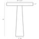 Osbert 18 inch 12.00 watt English Bronze Lamp Portable Light