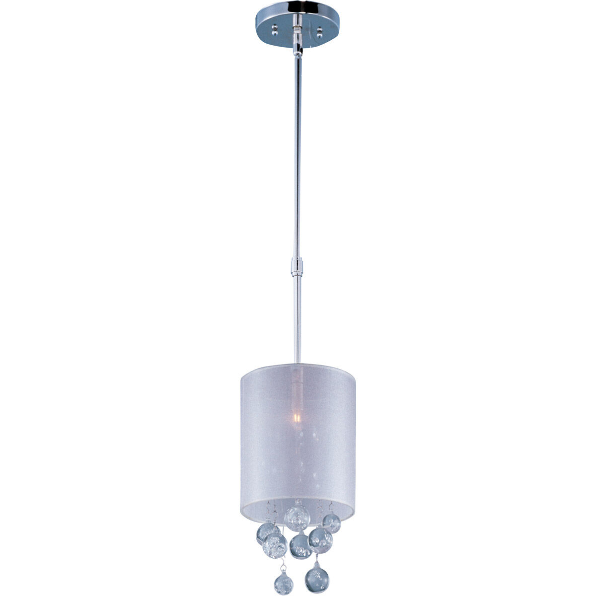 Veil 1 Light 7 inch Polished Chrome Mini Pendant Ceiling Light