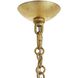 Florko 3 Light 24.5 inch Gold Leaf Chandelier Ceiling Light, Small