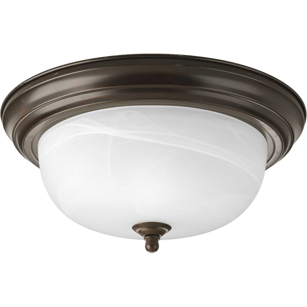 Adelmo 2 Light 13.25 inch Antique Bronze Flush Mount Ceiling Light