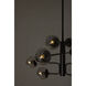 Zeki 6 Light 29 inch Antique Brass Chandelier Ceiling Light