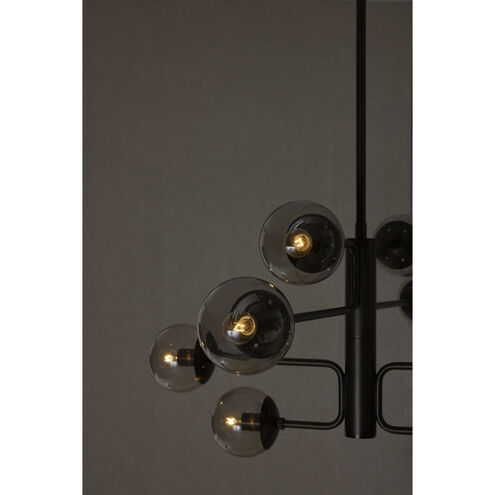 Zeki 6 Light 29 inch Antique Brass Chandelier Ceiling Light