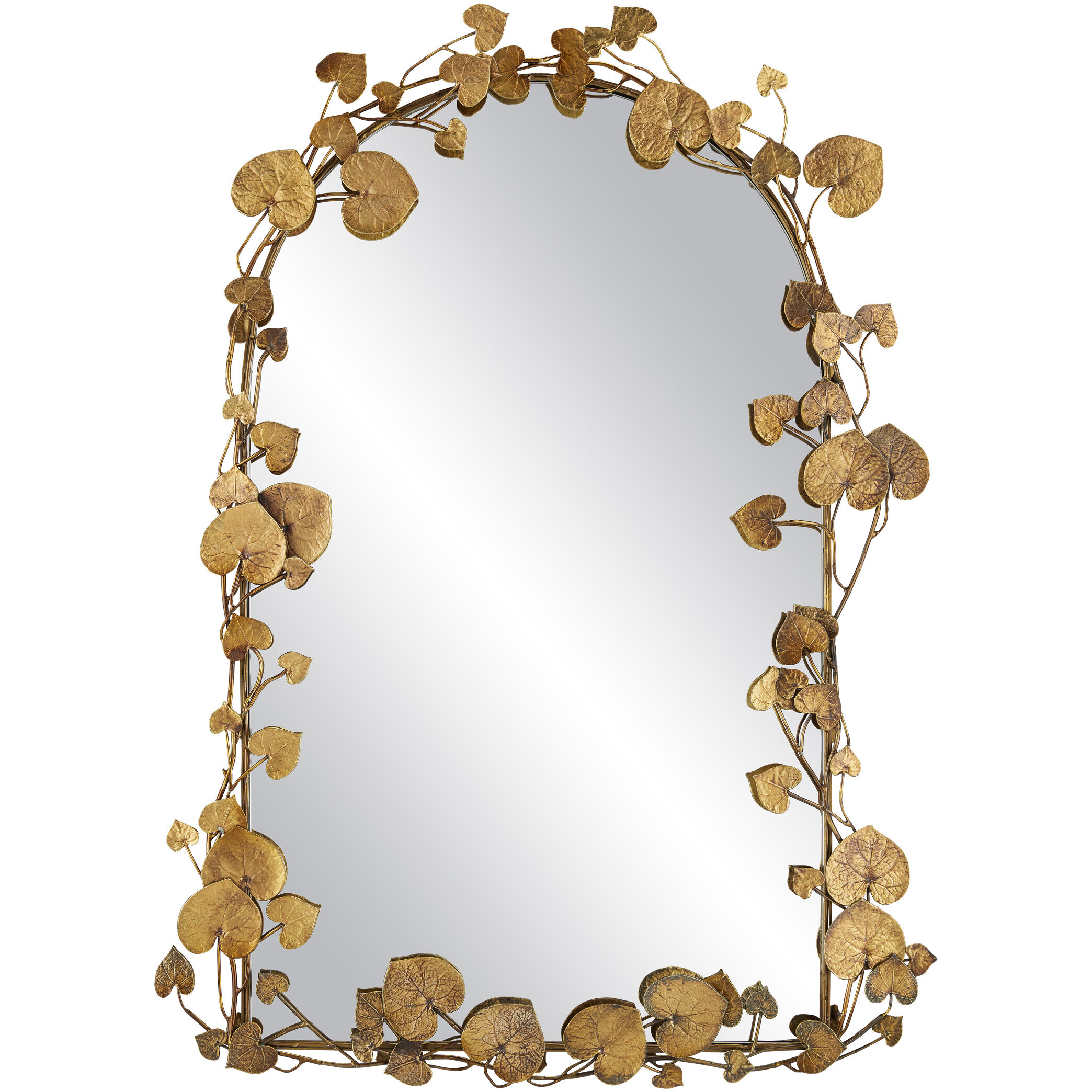 Vinna 39 X 28 inch Antique Brass Mirror