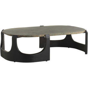 Lorena 58 X 16.5 inch Jungle and Ebony Coffee Table