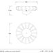 Camella 1 Light 18 inch Ivory and Antique Brass Flush Mount Ceiling Light, Small