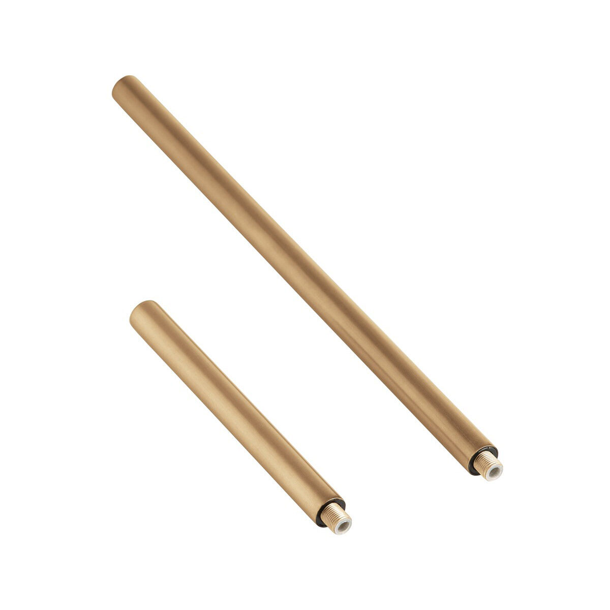 Signature Antique Brass Extension Pipe, Set of 2
