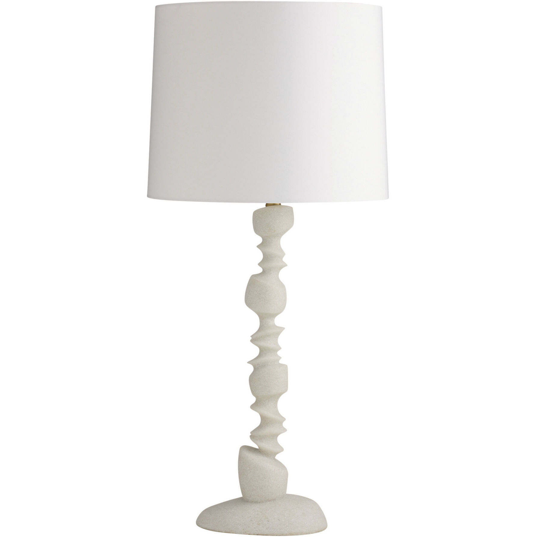 Kashmir 33.5 inch 150.00 watt Ivory and Antique Brass Table Lamp Portable Light