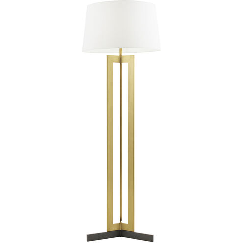Newman 66 inch 150.00 watt Antique Brass Floor Lamp Portable Light