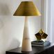 Chanell 30 inch 100.00 watt White Alabaster Table Lamp Portable Light