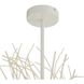 Kauai 12 Light 52 inch Bleached Rattan and White Chandelier Ceiling Light
