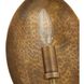 Flores 6 Light 46 inch Vintage Brass Chandelier Ceiling Light