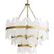 Millie 7 Light 28 inch Antique Brass Chandelier Ceiling Light