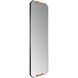 Kris 78 X 26.5 inch Blackened Iron and Antique Brass Full Length Mirror