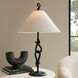 Dutton 150.00 watt Blackened Iron Table Lamp Portable Light