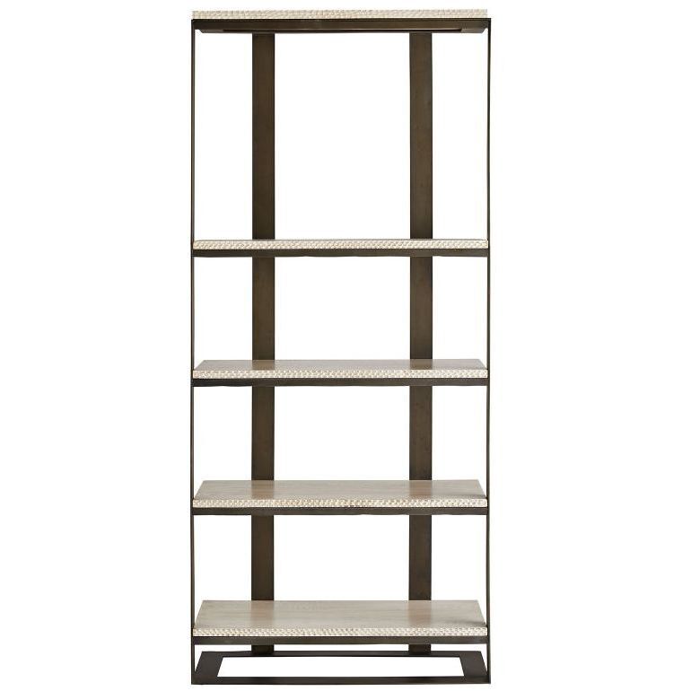 Herrick 81 X 36 inch Blackened Iron Etagere