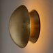 Florko 1 Light 6 inch Gold Leaf Flush Mount Ceiling Light