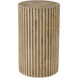 Carmello 14.5 inch Chai Travertine Accent Table
