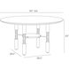 Heger 65 inch Tortoise and Bronze Dining Table
