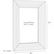 Coulter 60 X 40 inch Ebony Mirror