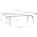 Wagner 58 X 16 inch Umber Cocktail Table