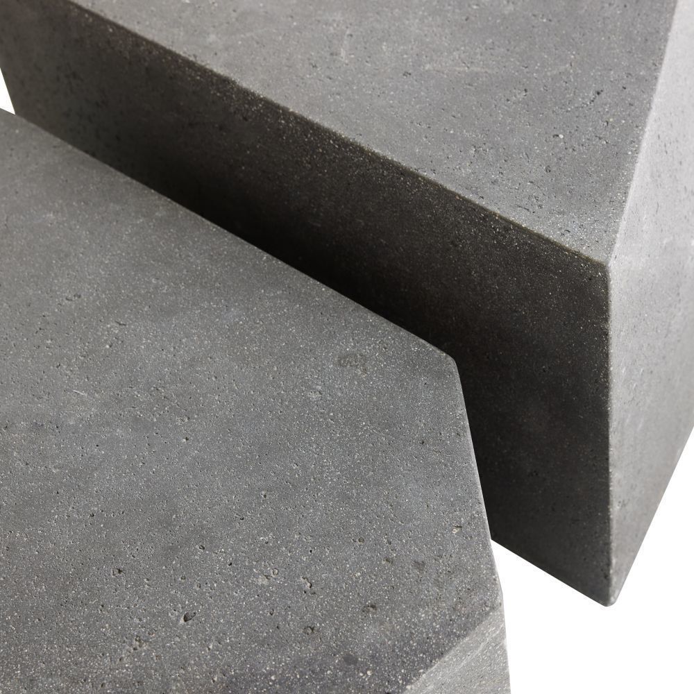 Drover Black Outdoor Cocktail Tables, Set of 2