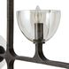 Dillon 4 Light 27 inch English Bronze Linear Chandelier Ceiling Light