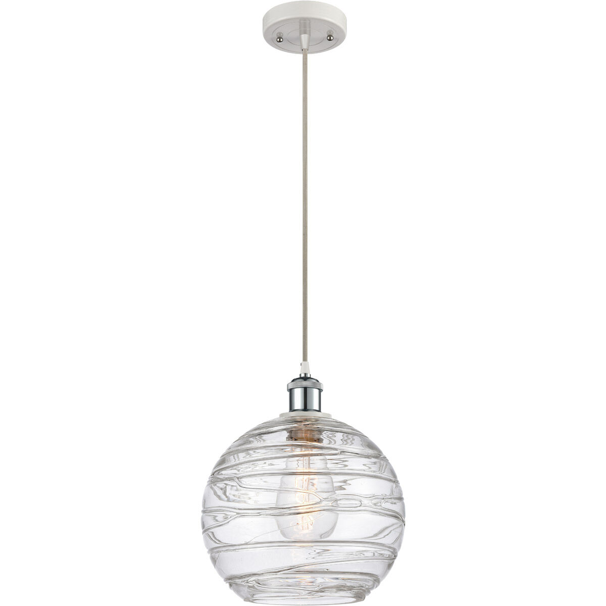 Ballston Large Deco Swirl 1 Light 10.00 inch Mini Pendant