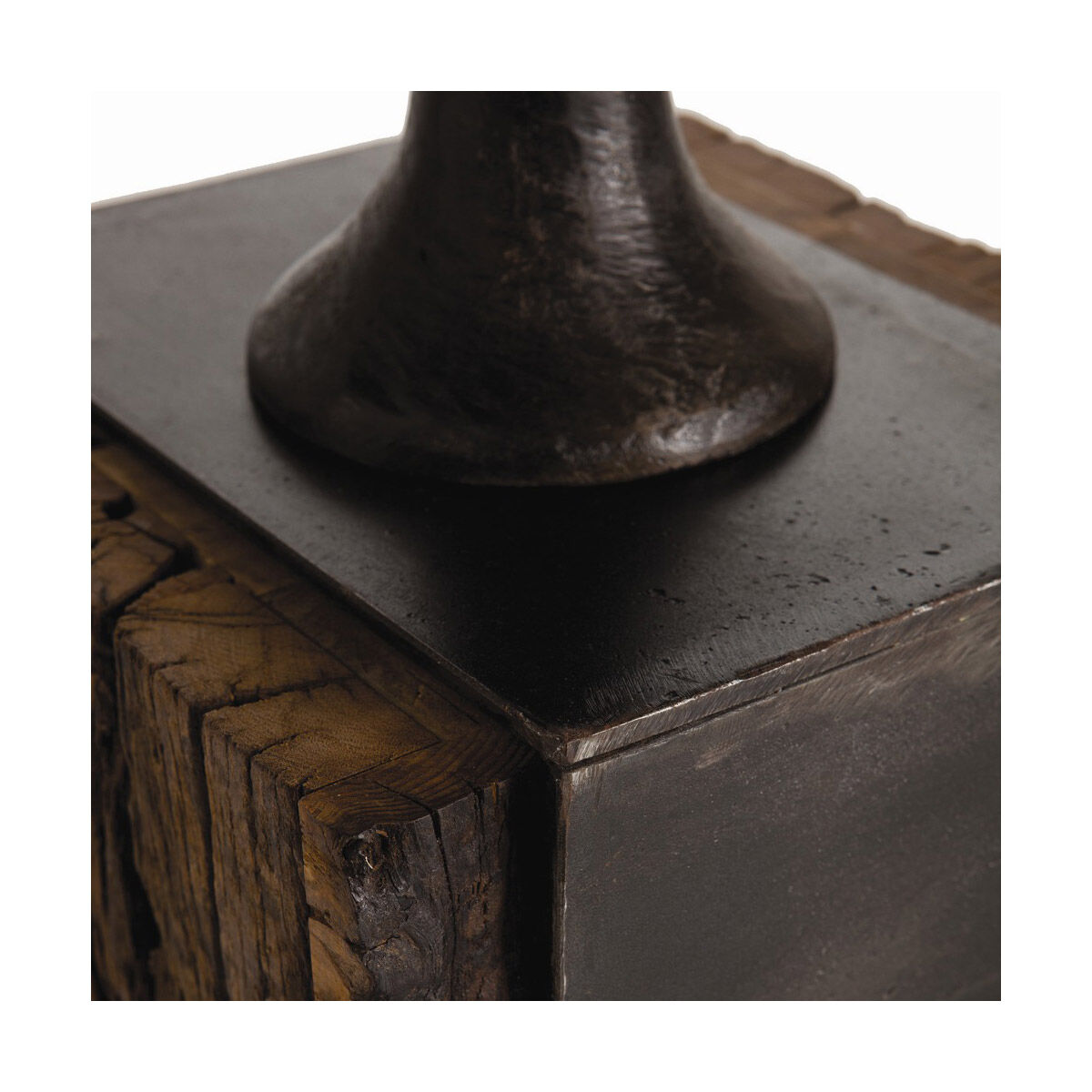 Anvil 18 inch Burnt Wax and Dark Wax Occasional Table