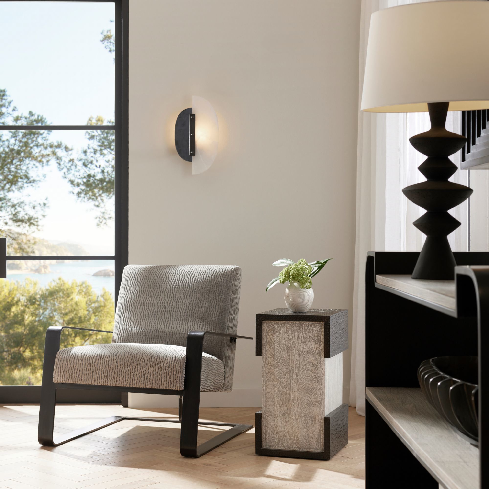 Kianna 2 Light 9.5 inch White Sconce Wall Light