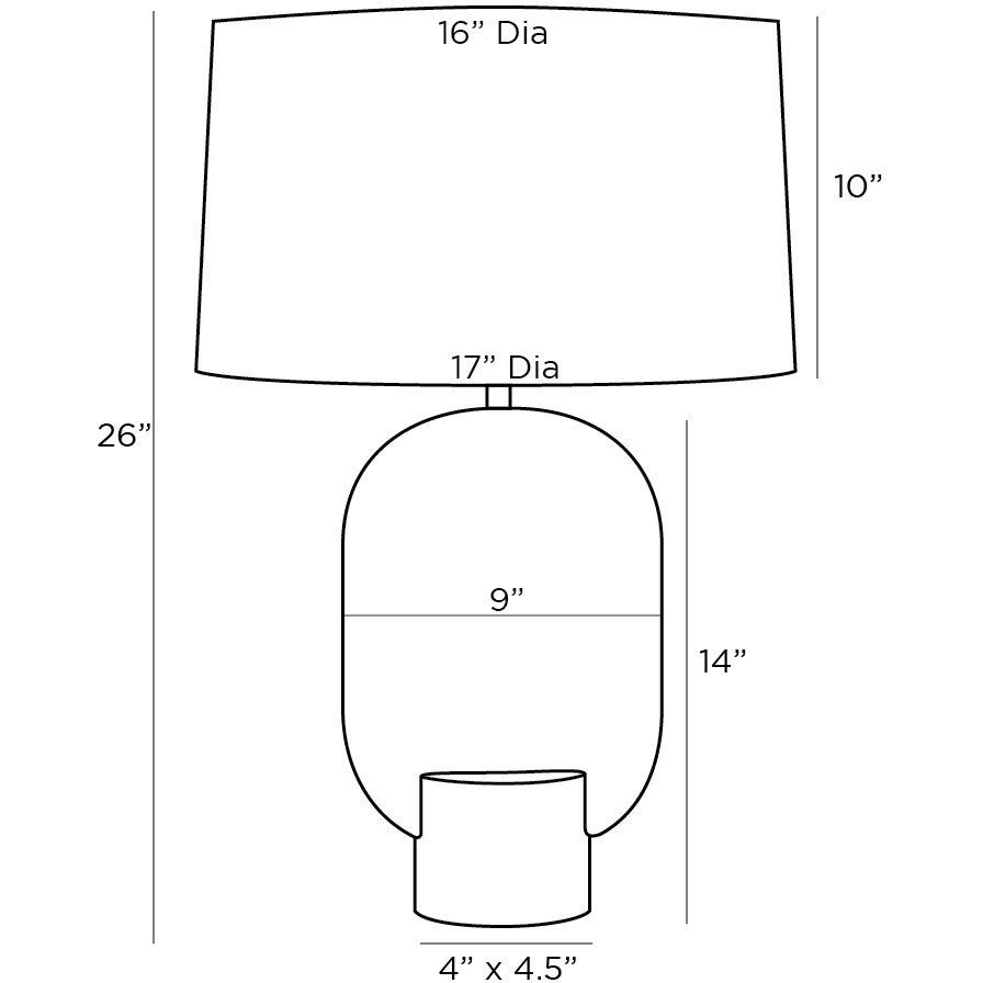 Slater 26 inch 150.00 watt Ivory Lamp Portable Light