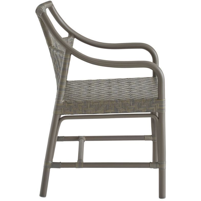 Newton Chartreaux Gray and Gray Outdoor Dining Chair