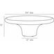 Zahara 34 inch Mojave Faux Marble Coffee Table