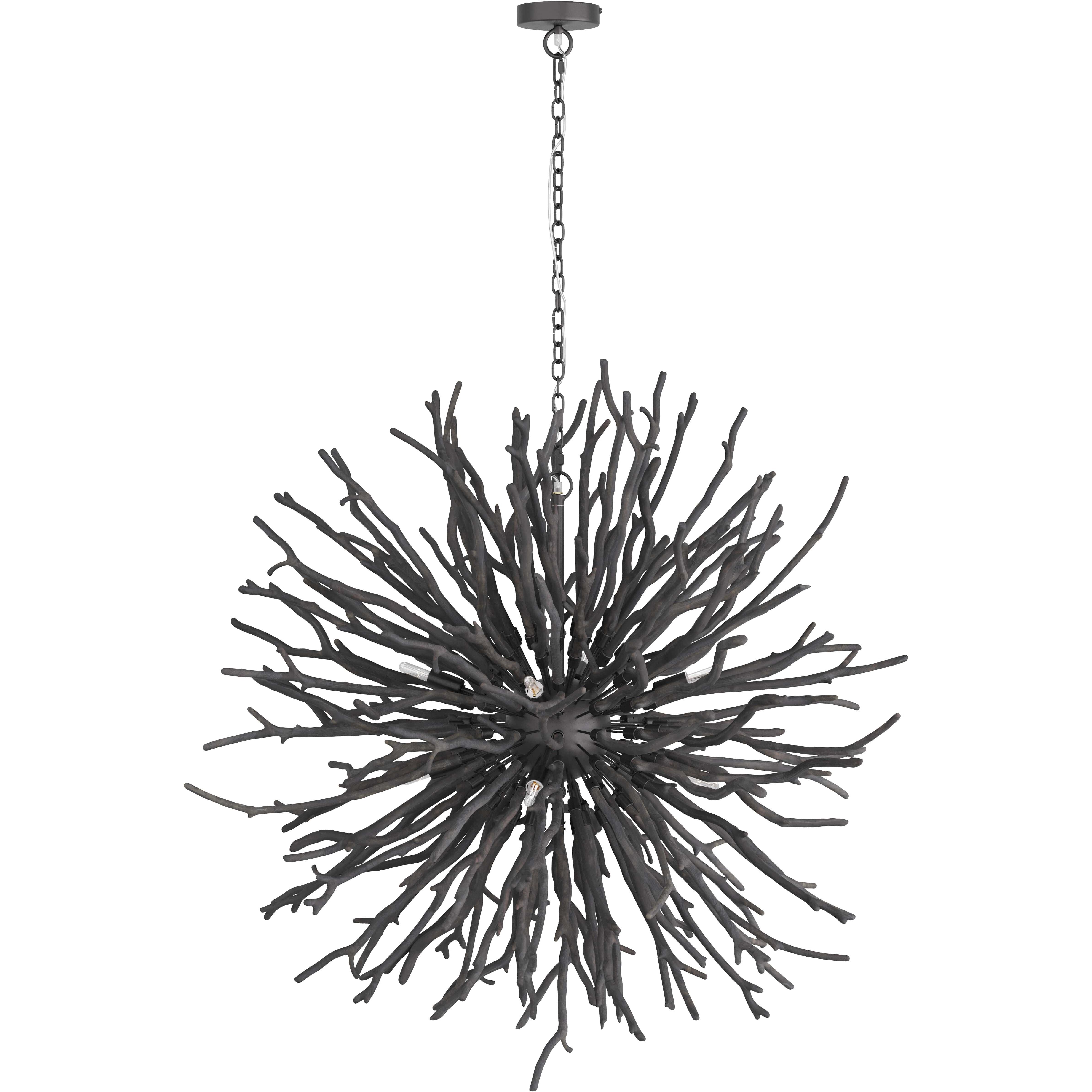 Finch 8 Light 43 inch Dark Gray Wash Chandelier Ceiling Light