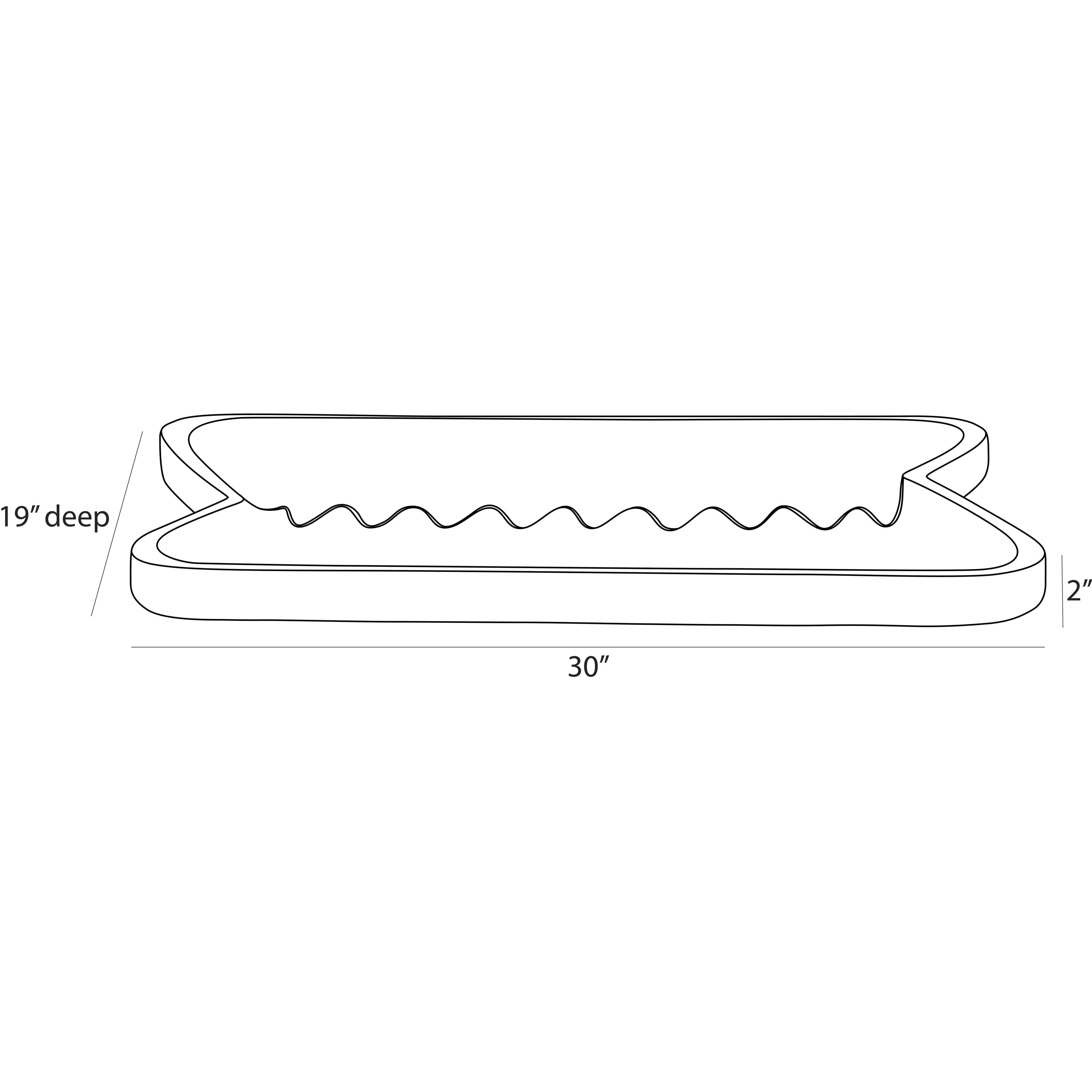 Kolby Antique Brass and Umber Tray