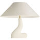 Nicolette 69.5 inch 150.00 watt Ivory and Antique Brass Floor Lamp Portable Light