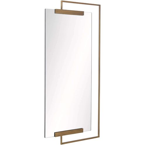 Princeton 48 X 22 inch Antique Brass Mirror