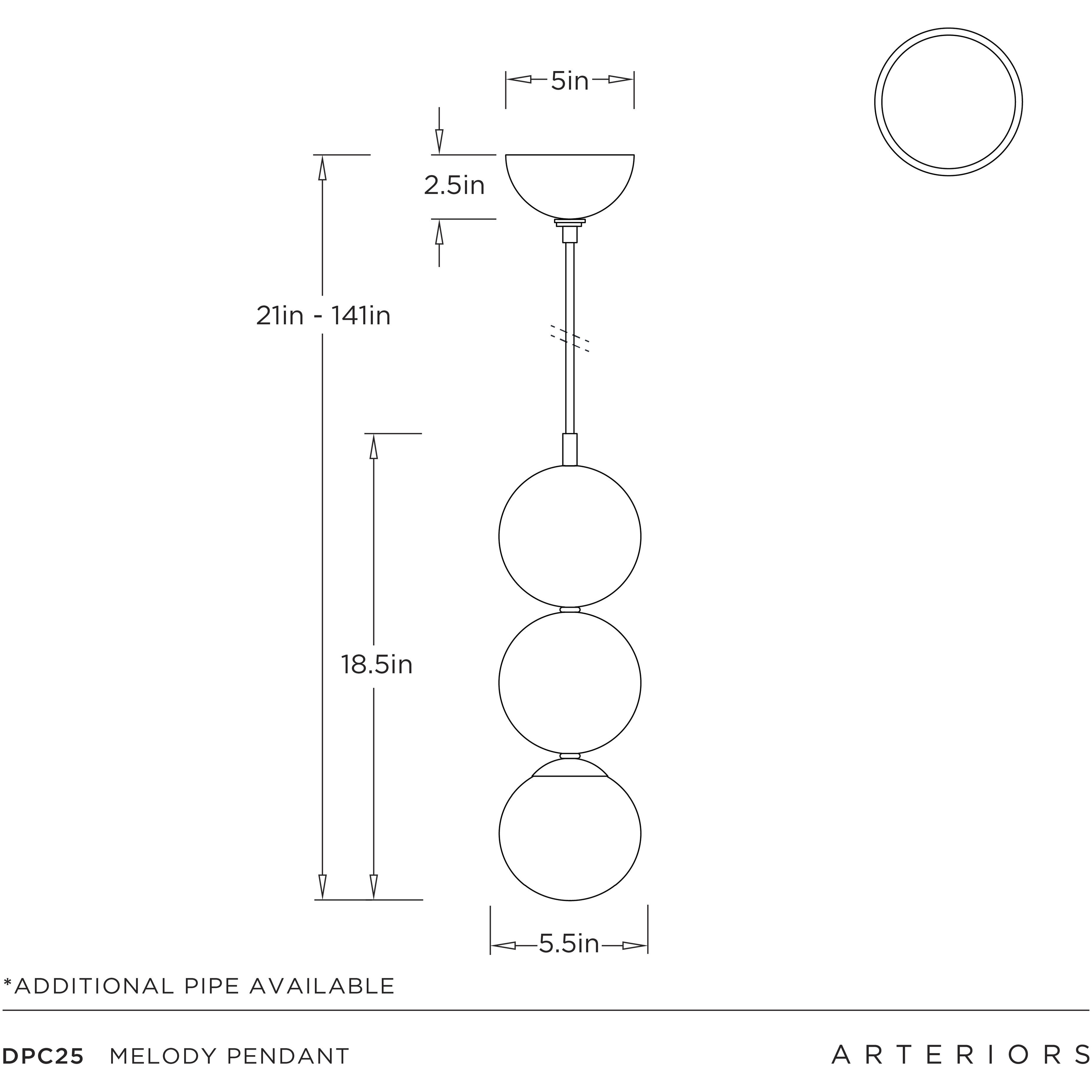 Melody 1 Light 5.5 inch White with Antique Brass Pendant Ceiling Light