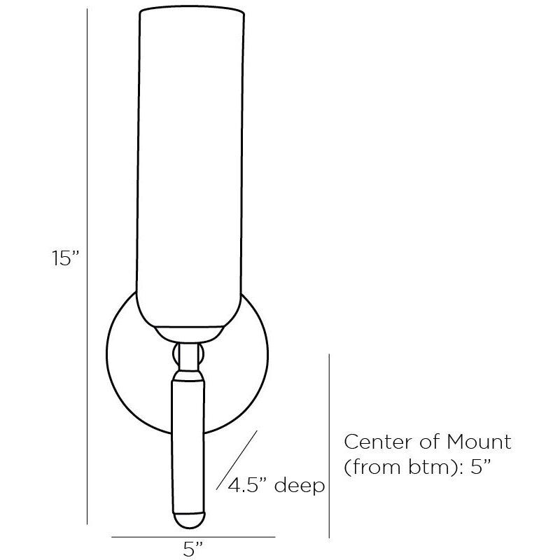 Norwalk 1 Light 5 inch Opal and Antique Brass Sconce Wall Light