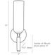 Norwalk 1 Light 5 inch Opal and Antique Brass Sconce Wall Light