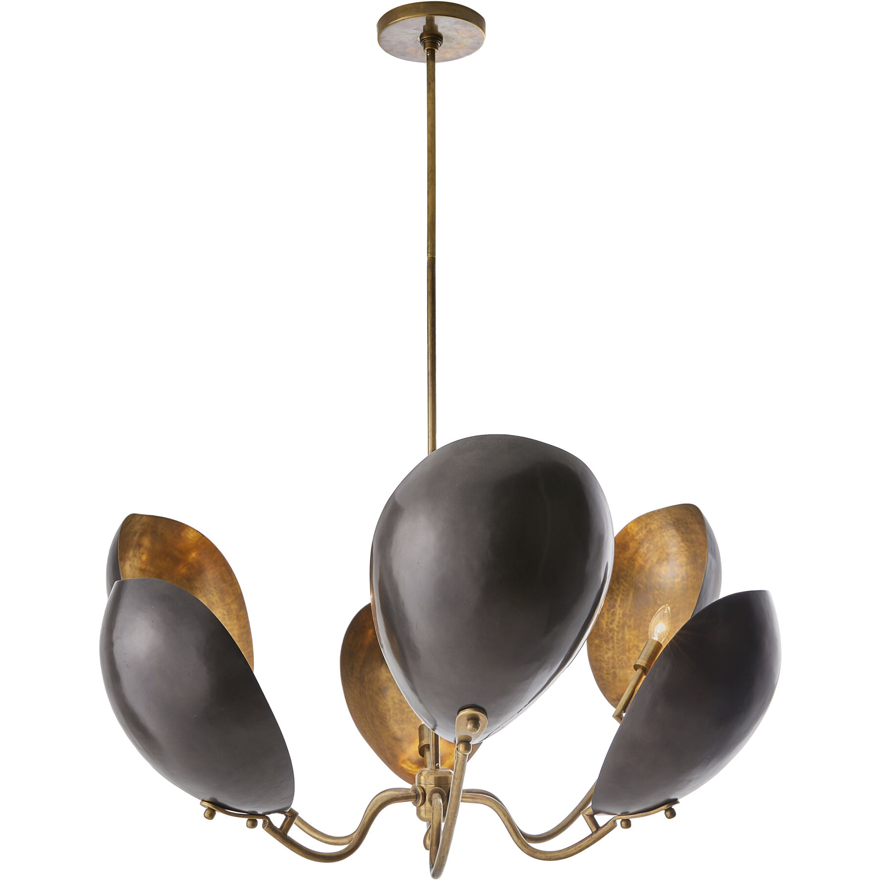 Savo 6 Light 38 inch Bronze Chandelier Ceiling Light
