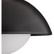 Glaze 1 Light 12 inch Antique Brass, Matte Black Ceramic Pendant Ceiling Light