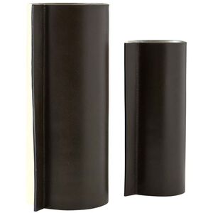 Vesta Vanilla Vases, Set of 2