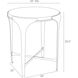 Janine 22 inch White End Table