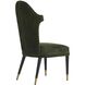 Lincoln Forest and Ebony with Antique Brass Dining Chair