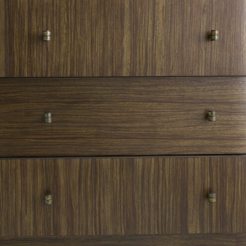 Jacques Brindle and Natural Faux Horn with Bronze Chest